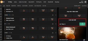 Cược toàn trận đặc biệt với tỷ lệ không thay đổi quá nhiều.
